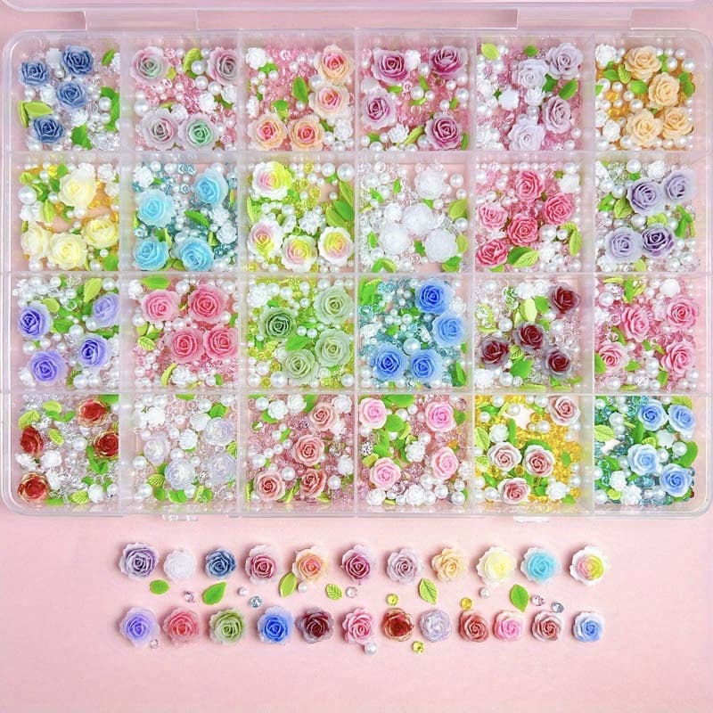 TEMU A Box Of Additions Featuring And Pearls, Suitable For Projects