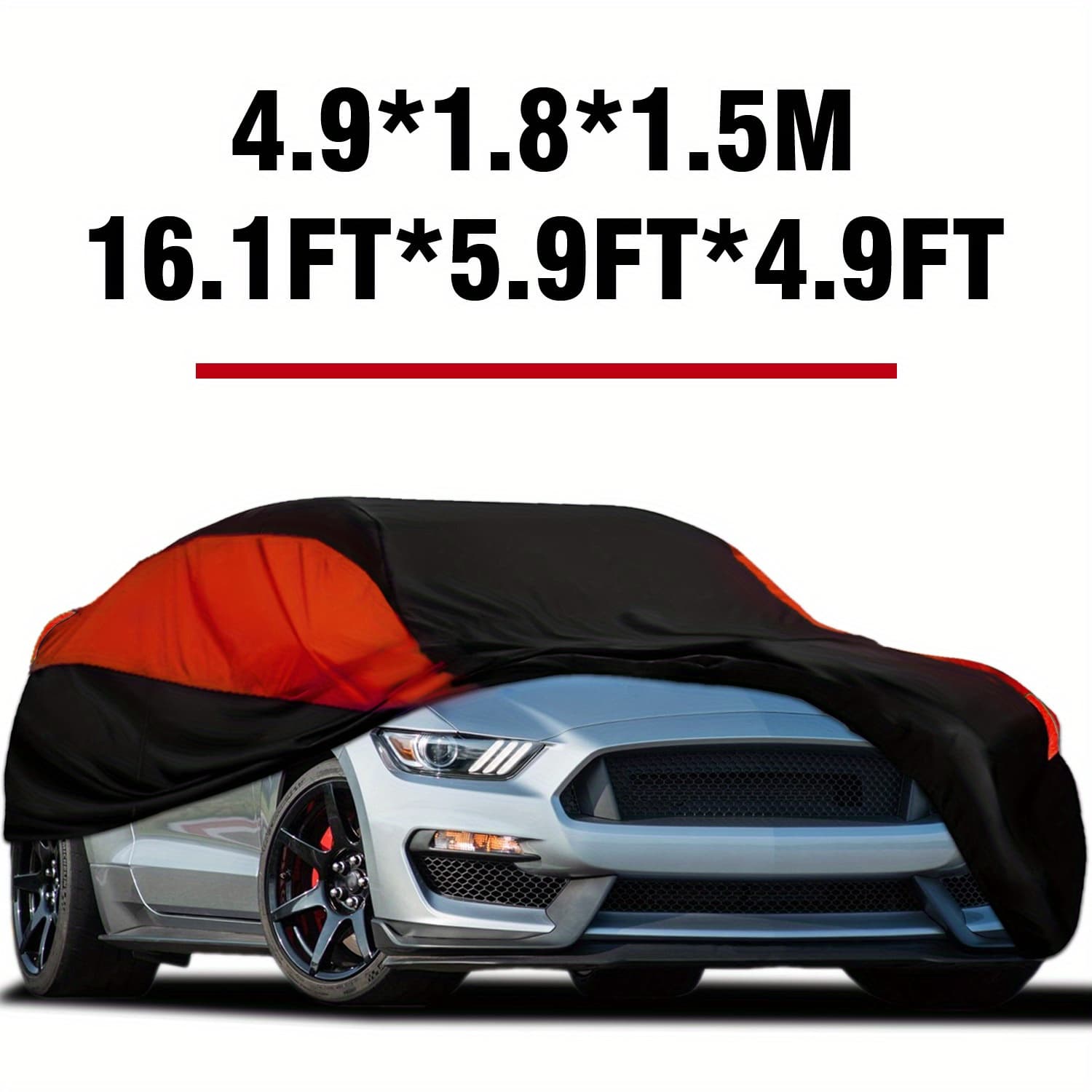 TEMU L/ Xl/ Xxl Full Cover For Sedans, Protects From Uv, Dust, Rain, Made With Durable Material