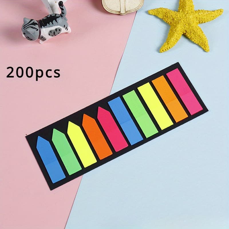TEMU Enhance Your Office And Educational Materials With A Pack Of 200 Colorful Sticky Notes!