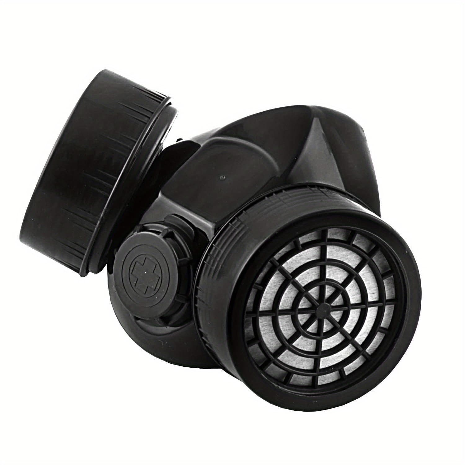TEMU Steampunk Black Cyber Goth Rave Steam Punk Cos Masks