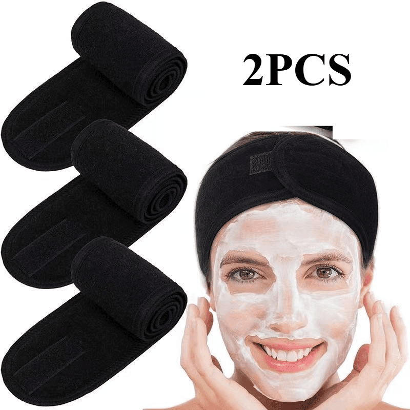 TEMU 2pcs Womens Hairband - , - Perfect For Face Washing, Bathing, Yoga, Sports And Running - Ideal For Daily Wear And Fitness