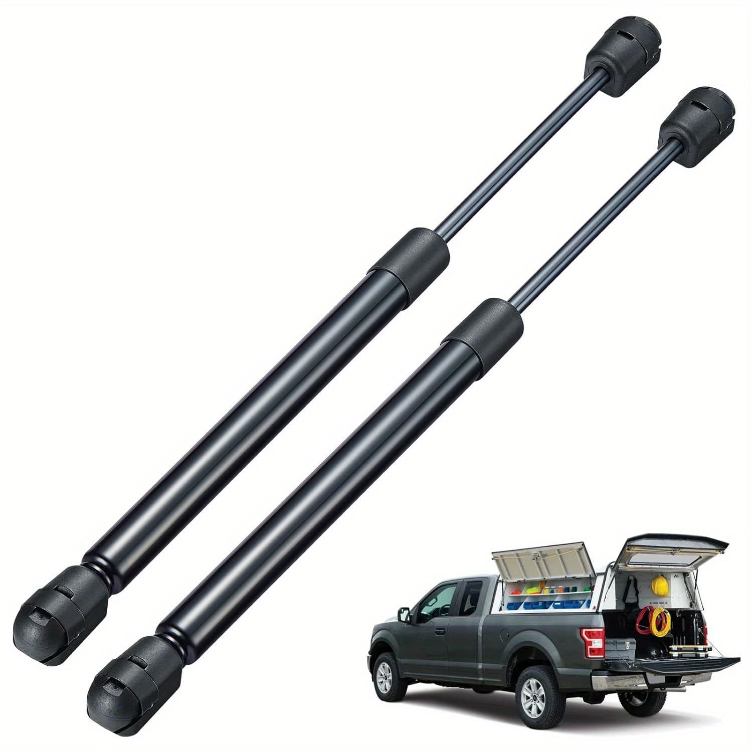TEMU Oe C16-15208 12inch/20lbs (89n) Gas Shocks Struts Lift Support For Leer Are Topper Rear Window Bed Cover, Cabinet Door, Outdoor Bench Lid, Toolbox, Boat Lid, Set Of 2, Camping Stuff