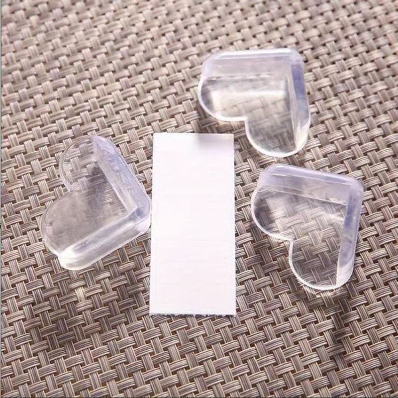 TEMU 4pcs Table Corner Protective Sleeve Crash Pad, Love Heart Shape Protectors Guards, Table Edge Cover