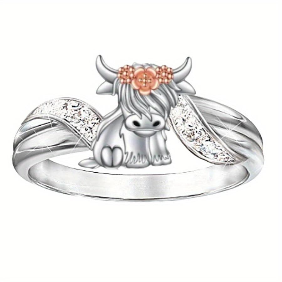 TEMU 1pc Fashion Ring, Ladies Ring, Jewelry Gift For Ladies Wedding Anniversary