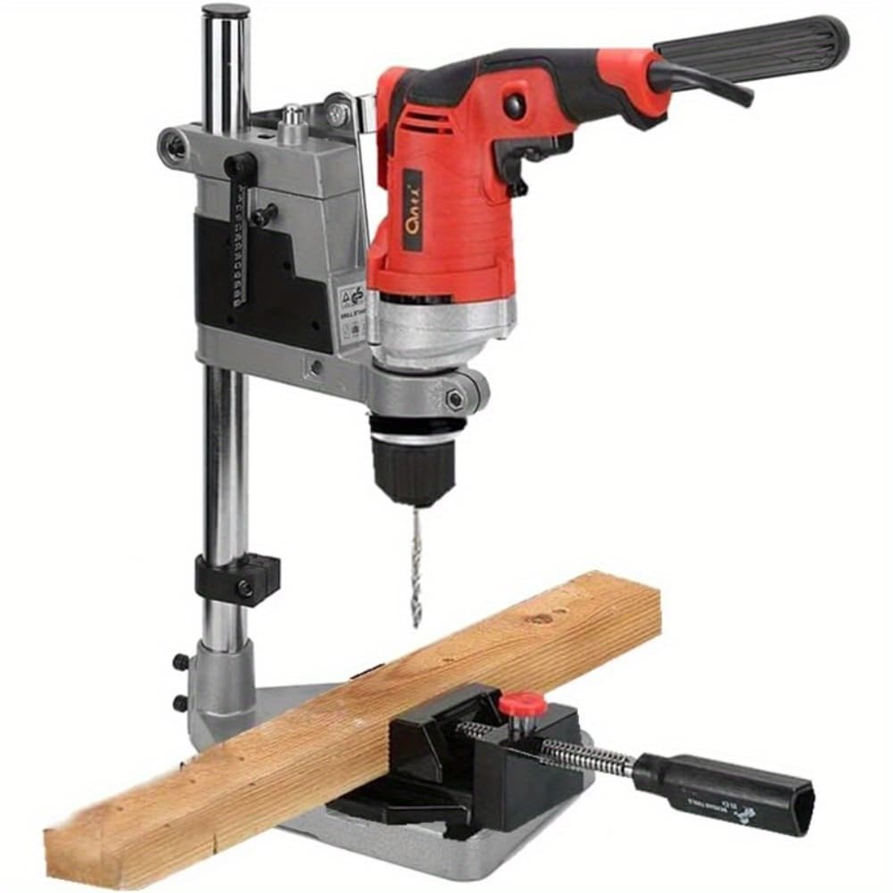 TEMU Multifunctional Electric Drill Holder With Clamp For Drilling Press Bench Work Bench For With Base 38 & 43mm