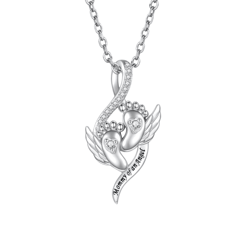 TEMU Shining Feet Necklace Commemorative Versatile Exquisite Necklace Christmas Gift
