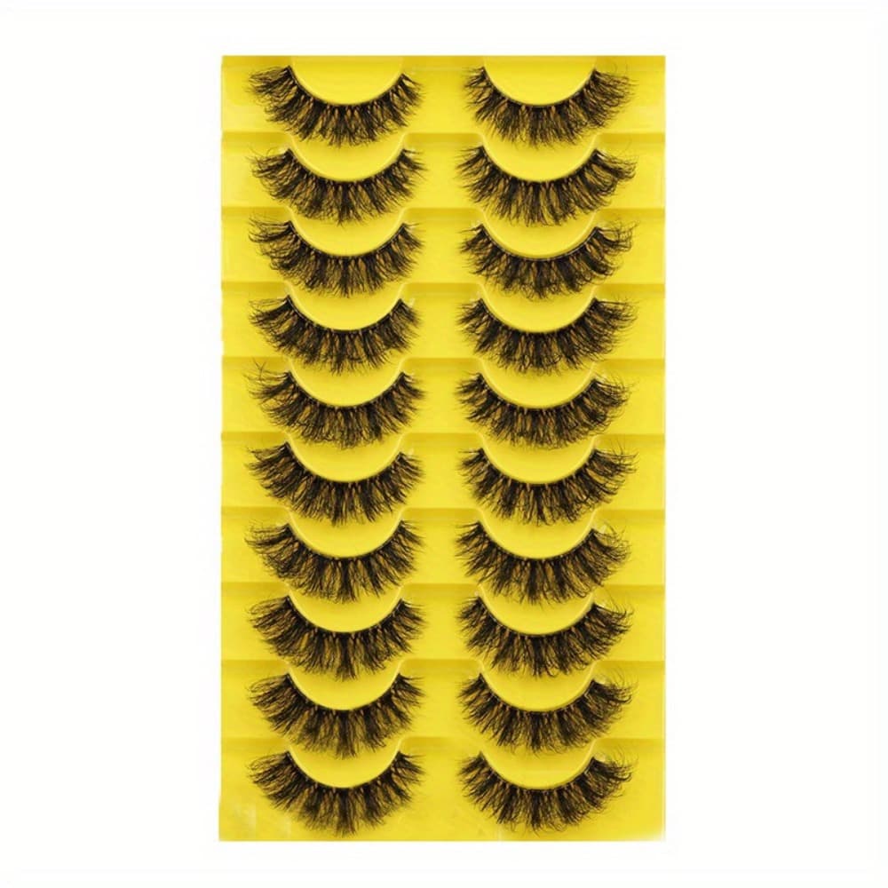 TEMU 30 Pairs 3-pack Eyelashes False Eyelashes Fkae Lashes Fake Fluffy Lash Soft Full Thick Wispy Eyelashes Extension