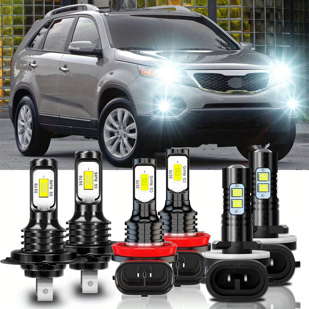 TEMU Fit For 2011-2015 2016 Combo Led Headlight High Low Beam Fog Light Bulb