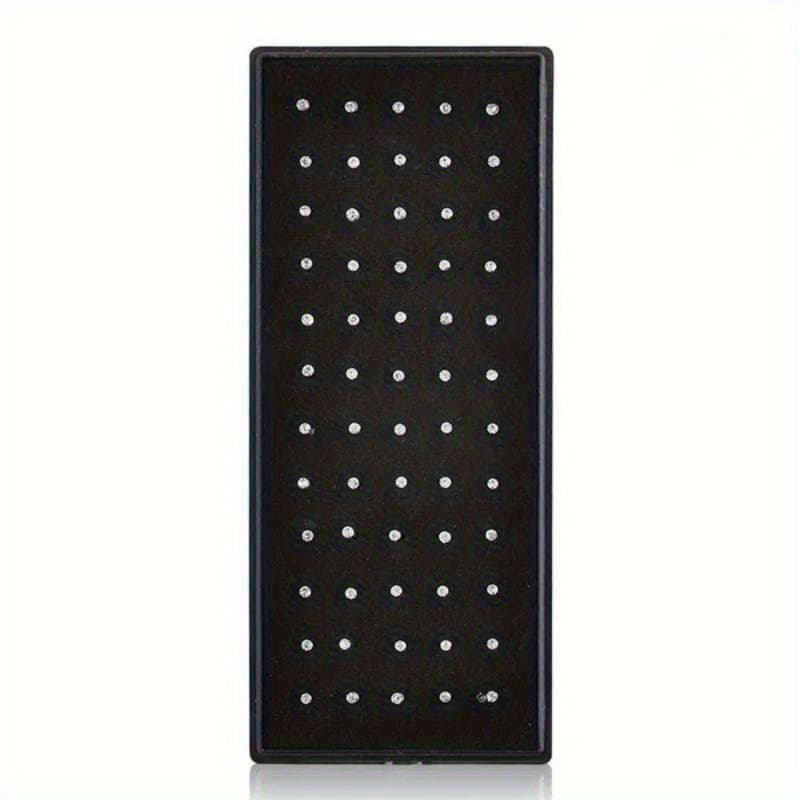 TEMU 60pcs/ Set Of Fashion Synthetic Zirconia 925 Silver Plated Nose Ring Stainless Steel Body Jewelry Nose Stud Piercing Suitable For Men And Women Jewelry Accessory Gifts
