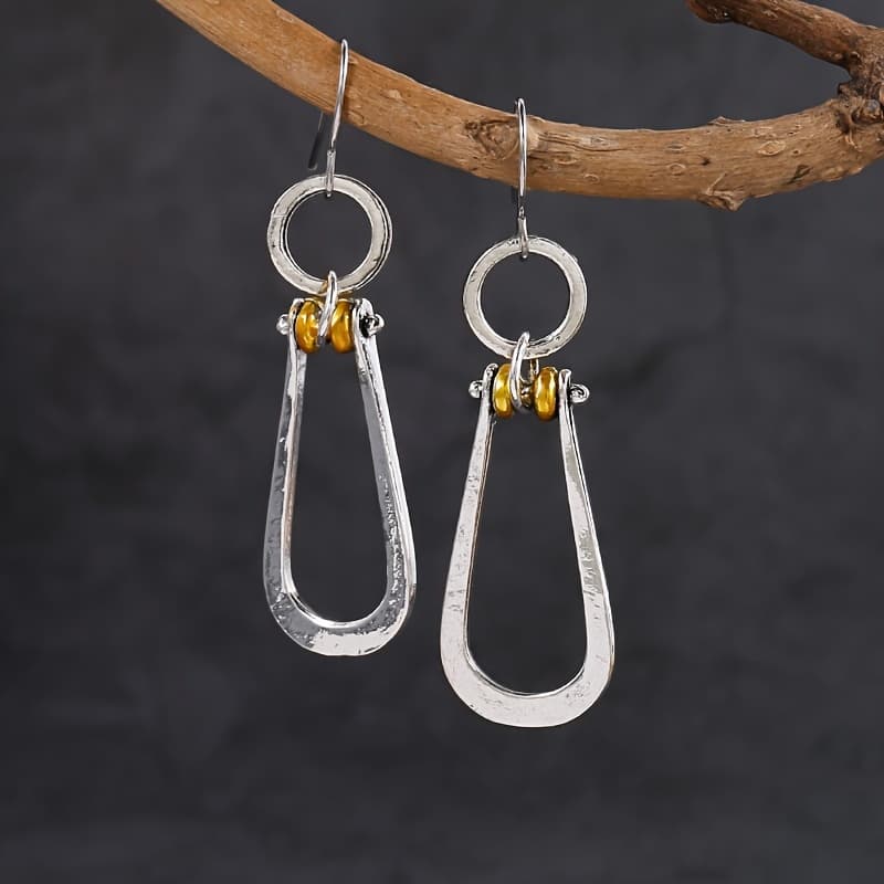 TEMU Boho Hook Earrings - Dangle Drop Jewelry For Women, Perfect For Weddings And Parties