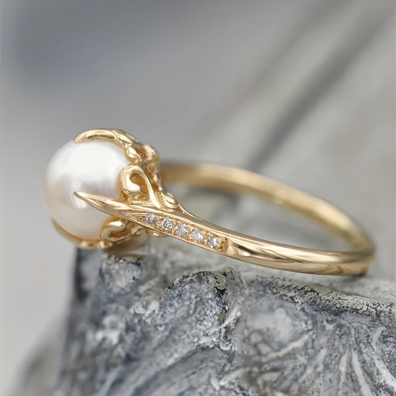 TEMU 1 Ladies' Anniversary Ring, Fashionable 4-prong Synthetic Zirconia Ring, Suitable For Women' Casual, Banquet, Party Wear, Gift