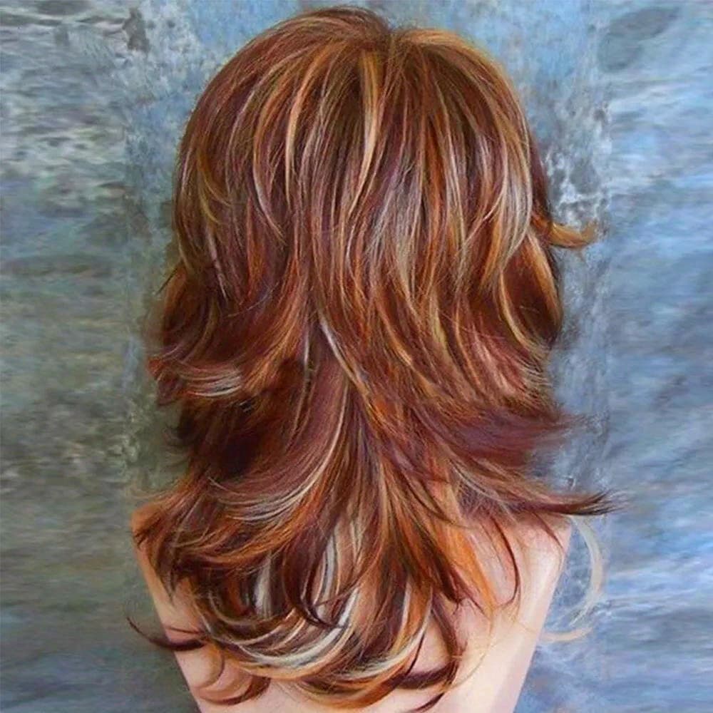 TEMU High-quality Heat-resistant Fiber Wig With | Adjustable Of 52-58cm & Length Of 46cm | Synthetic Hair Ready For Heat Styling For Daily Use