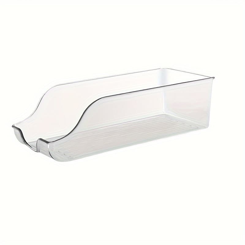TEMU Stackable Large Beverage Racks-transparent Plastic Refrigerators, Cabinets And Countertop Storage Boxes-are Food And Beverage Finishing In Kitchens And Pantries.