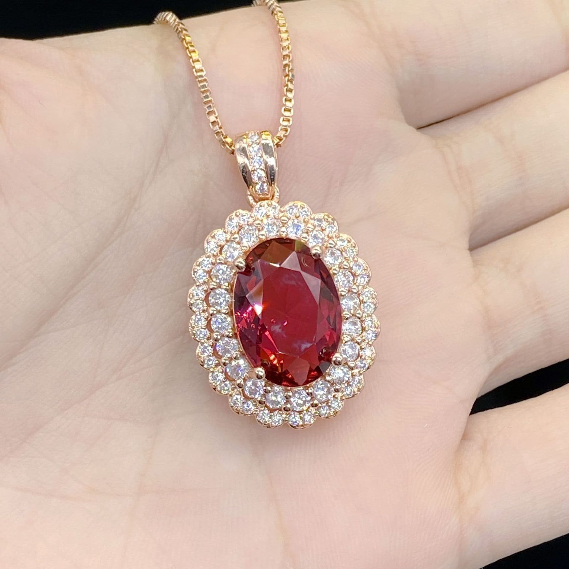 TEMU Moissanite Pendant Necklace, 925 Sterling Silvery, 13*10cm Moissanite, Trendy , , Unique Gift For Birthday, Anniversary, Valentine's, Jewelry, Jewelry Gifts For Women