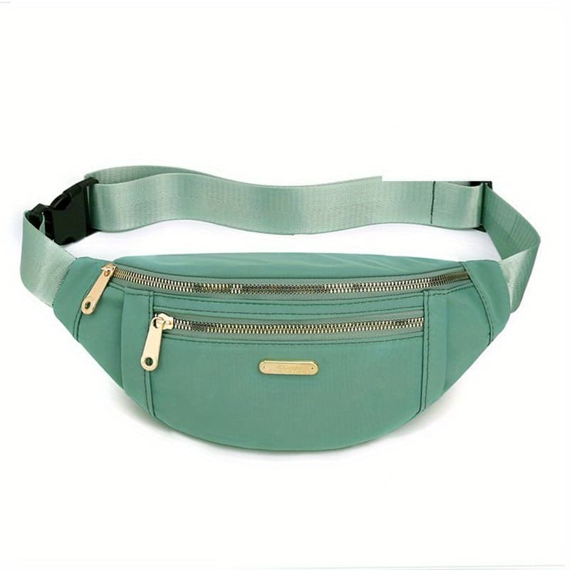 TEMU Belt Bag Waist Pack For Women, With Adjustable Strap For Travel Sports Running, Zipper All-match Crossbody Bag
