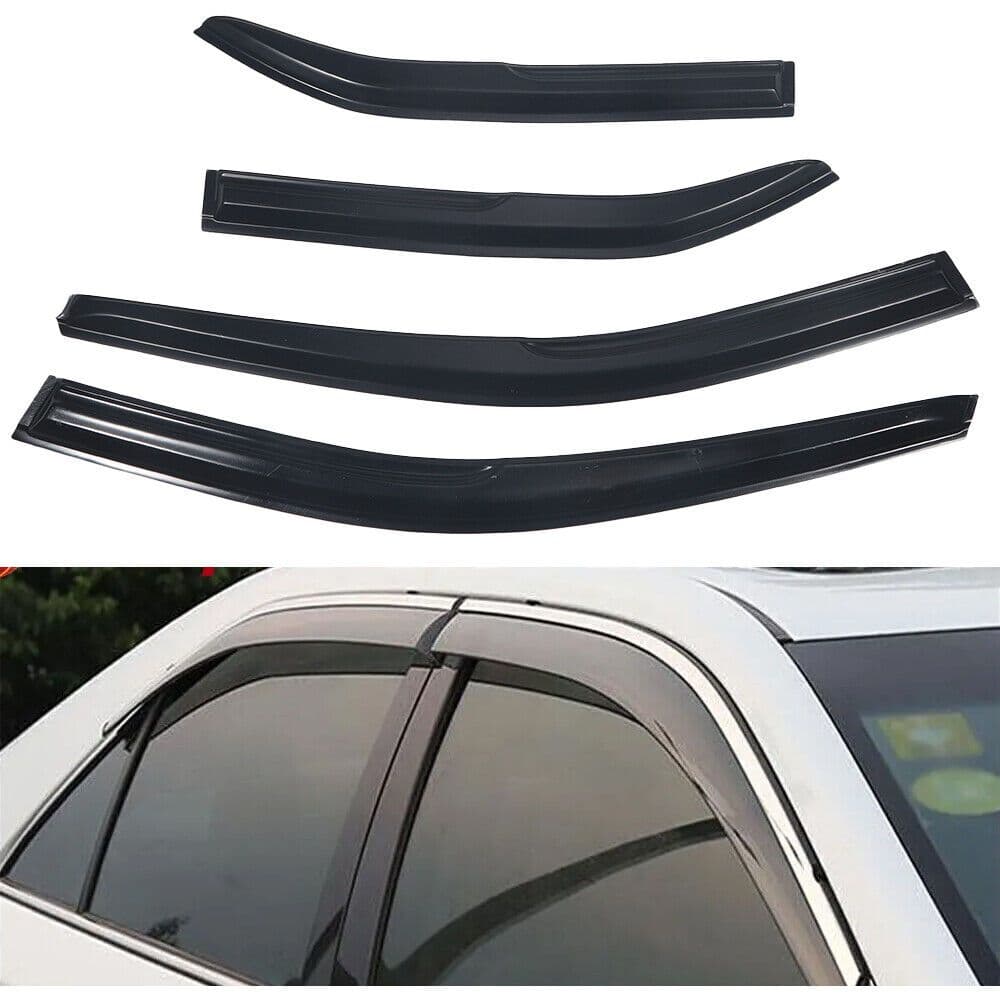 TEMU For Camry 2012-2017, Jdm 3d Wavy Style Window Visors Rain Guards