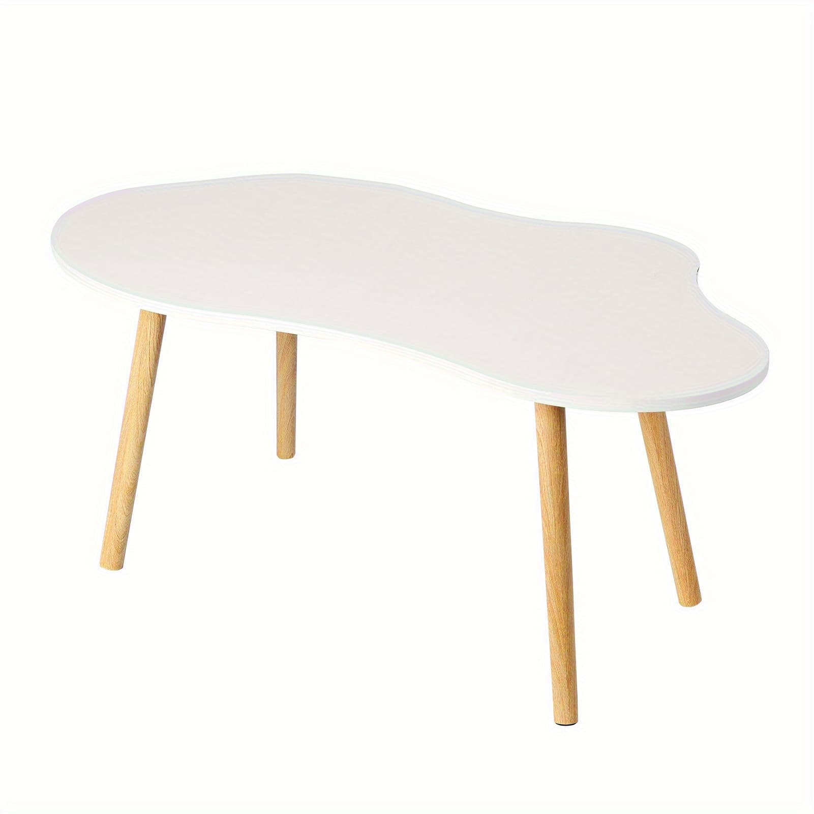 TEMU Mid-century Modern Coffee Table, Small Coffee Table, Minimalist Display Living Room Center Cloud-shaped Coffee Table For Living Room Dining Room Outdoor