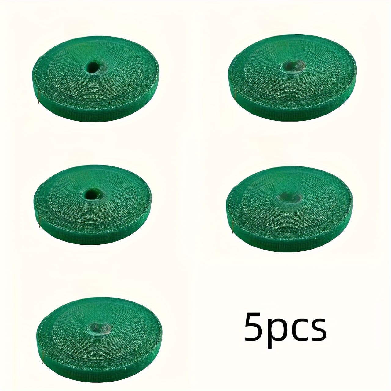 TEMU 5 Rolls Of Garden Plant Tape - 1/3" X 82ft Flexible Twist Ties For Securing And Supporting Tomato Plants, Ideal For Gardening, Home, And Office Use, Tomato Plant Support