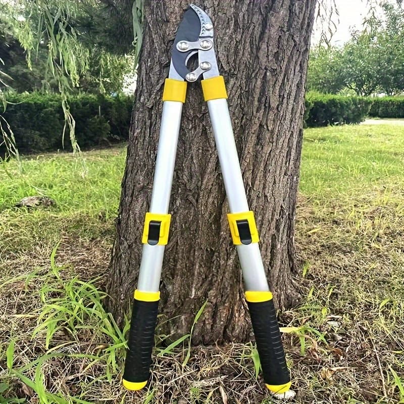 TEMU Long - Stretchable Handled Pruning Shears: Gardening Branches Cut Bypass For Gardening Punner Garden Tools Pruning Shears Lopper Ideal For Thicken Branches And Daily Tree Pruning