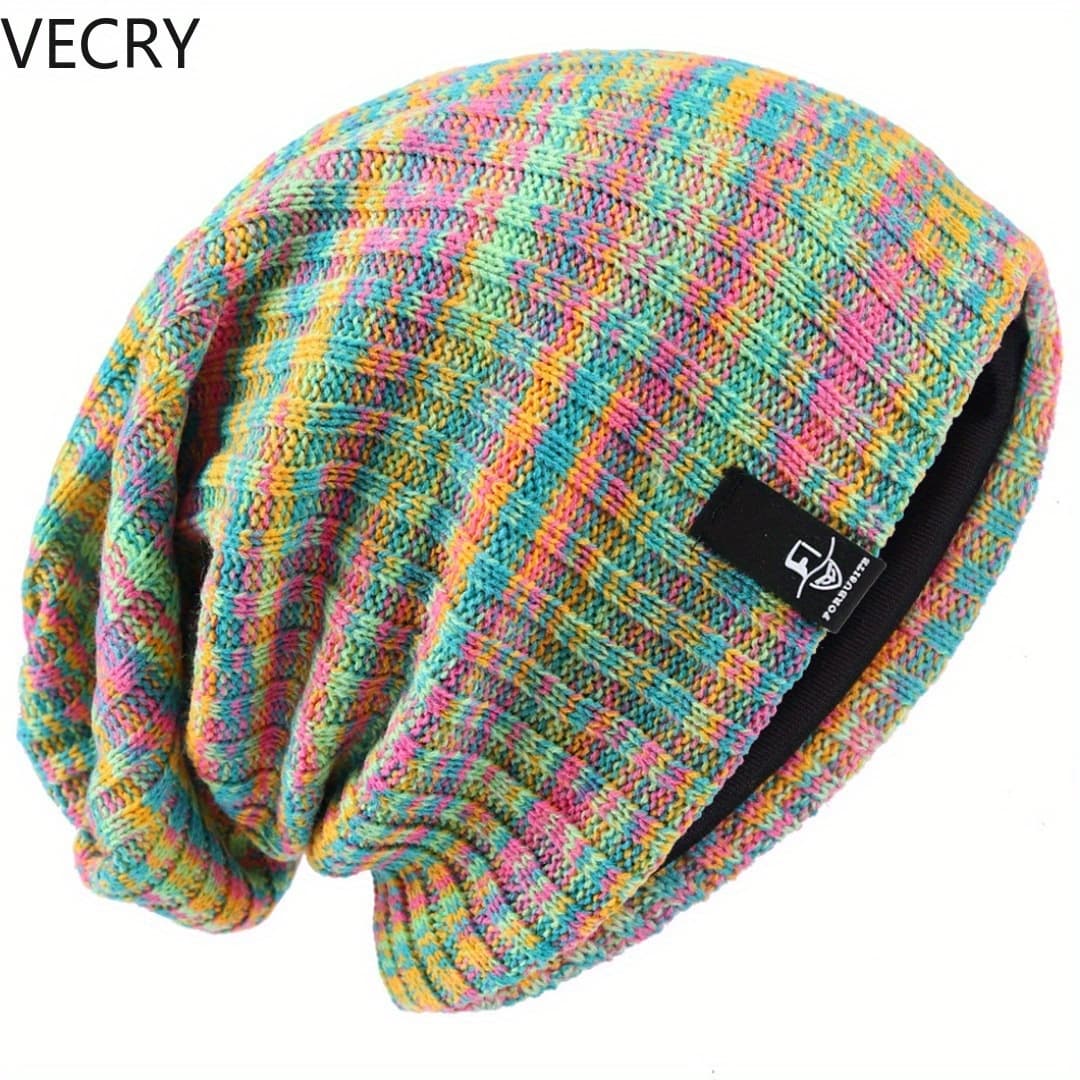 TEMU Vecry Women's Slouchy Beanie Ribbed Baggy Skull Turban Winter Summer Hat