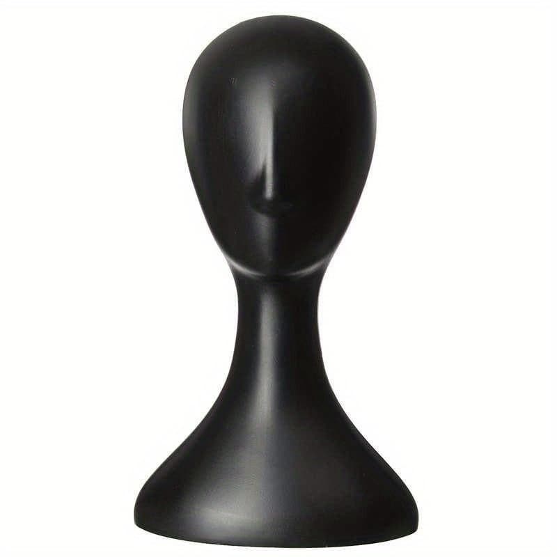 TEMU Mannequin Head Black And White Shooting Props Mannequin Window Head Mannequin Wig Scarf Hat Display Stand