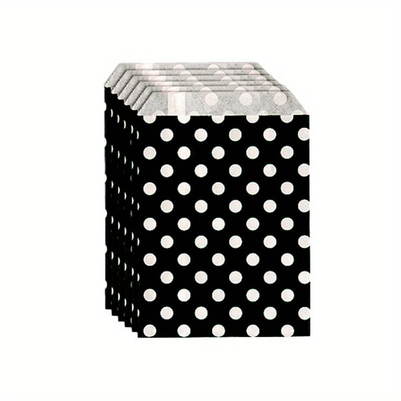 TEMU 25pcs 5 X 7 Inches Orange Black Striped Paper Bags, Holiday Wedding Halloween Thanksgiving Days Favor Candy Treat Bags