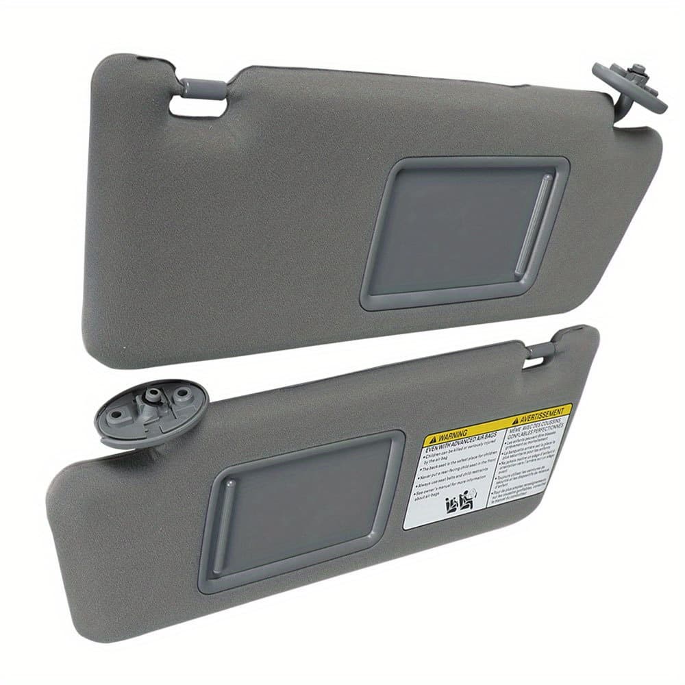 TEMU Set Of 2 Gray Car Sun Visors For The Sides, Suitable For Tacoma Models From 2005 To 2015, Part Number 74320-35c10-b0