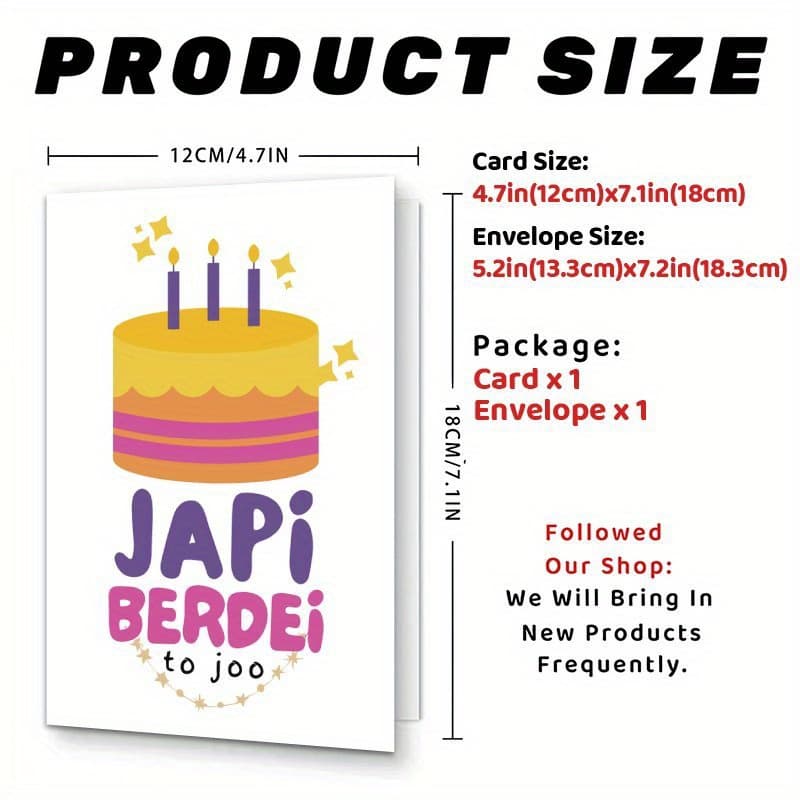 TEMU 1 Spanish Greeting Card, Designed To And , Featuring Latino Humor. A Thoughtful Gift For Any Occasion, Perfect For Anniversaries, Valentine's Day, Or Birthdays
