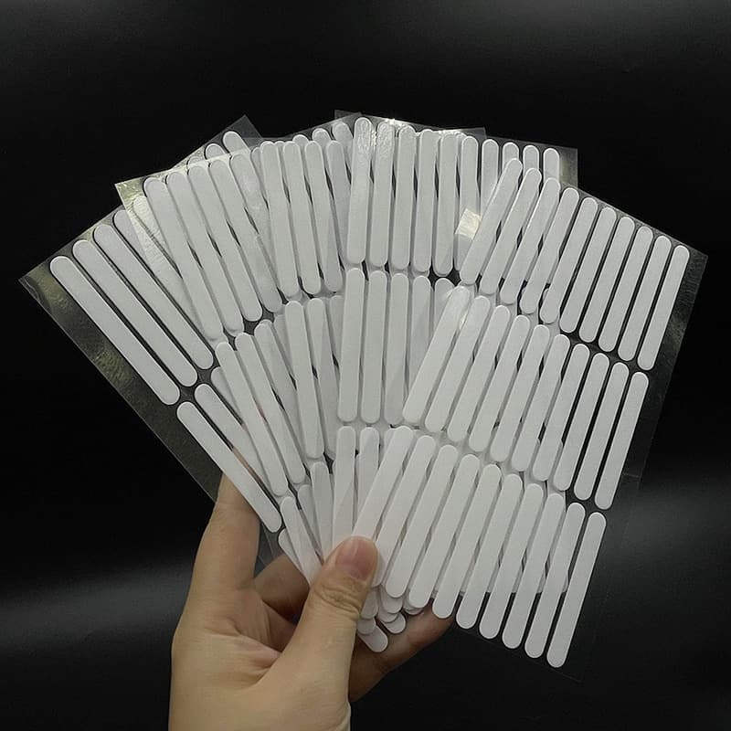 TEMU 3/5sheets Double Sided Tape For Nails Display, Self-adhesive Tape For Press On Nails Adhesive Clear Mounting Tape For Nail Packaging Nail Supplies Colors Designs Showcase
