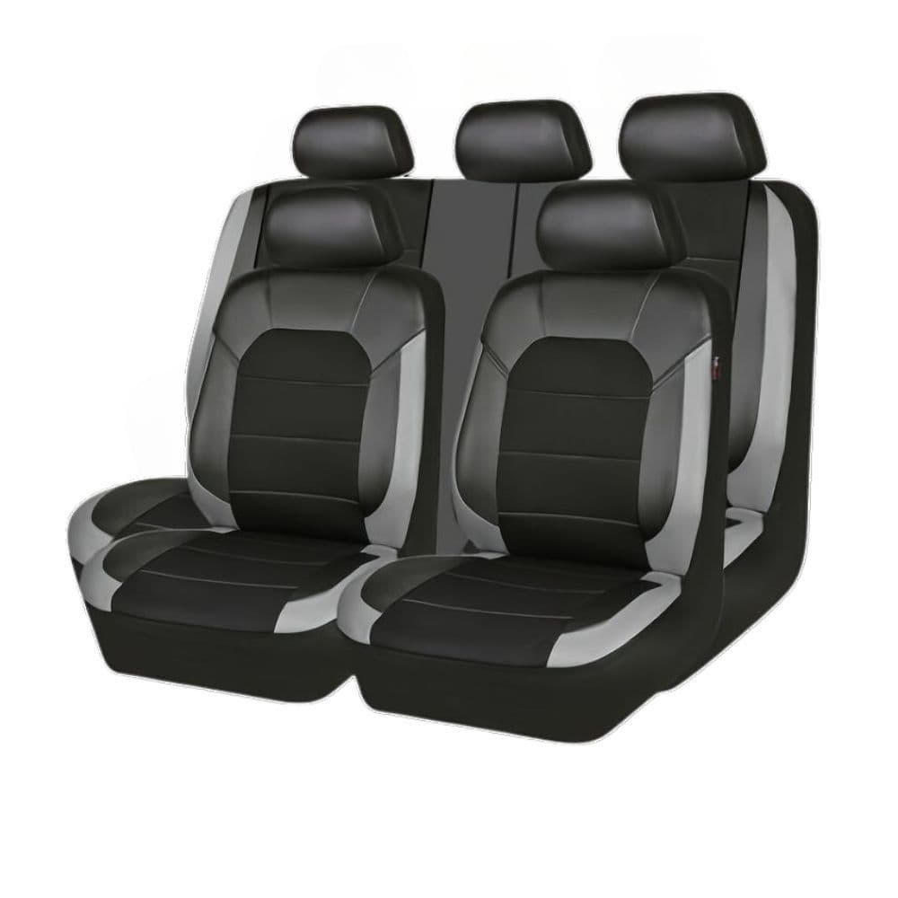 TEMU Car Seat Cover Full Set, 5 Seat Car Seat Cover, Waterproof Car Seat Covers, Car Seat Cushion, Pu Leather Seat Covers Car Seat Protector Fit Most Cars