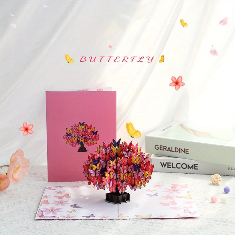 TEMU 1pc, 3d Pop-up Greeting Card, Suitable For Birthdays, Weddings, Anniversaries, Thank You Notes, Get , Any Occasion, As A Thoughtful Gesture. Comes With An Envelope And A Note Tag