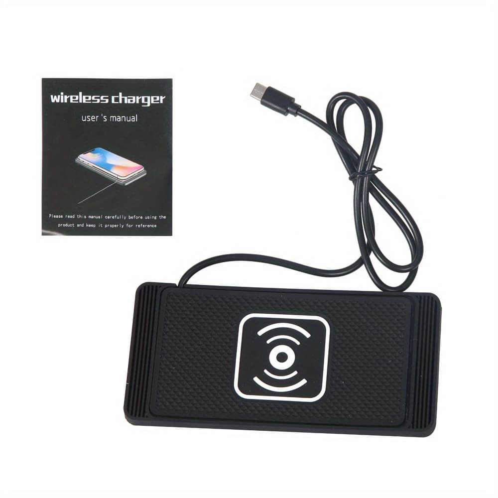 TEMU For Smart, High-efficiency 15w Car Phone Charger With Fast Wireless Charging Pad Mat For Iphone And