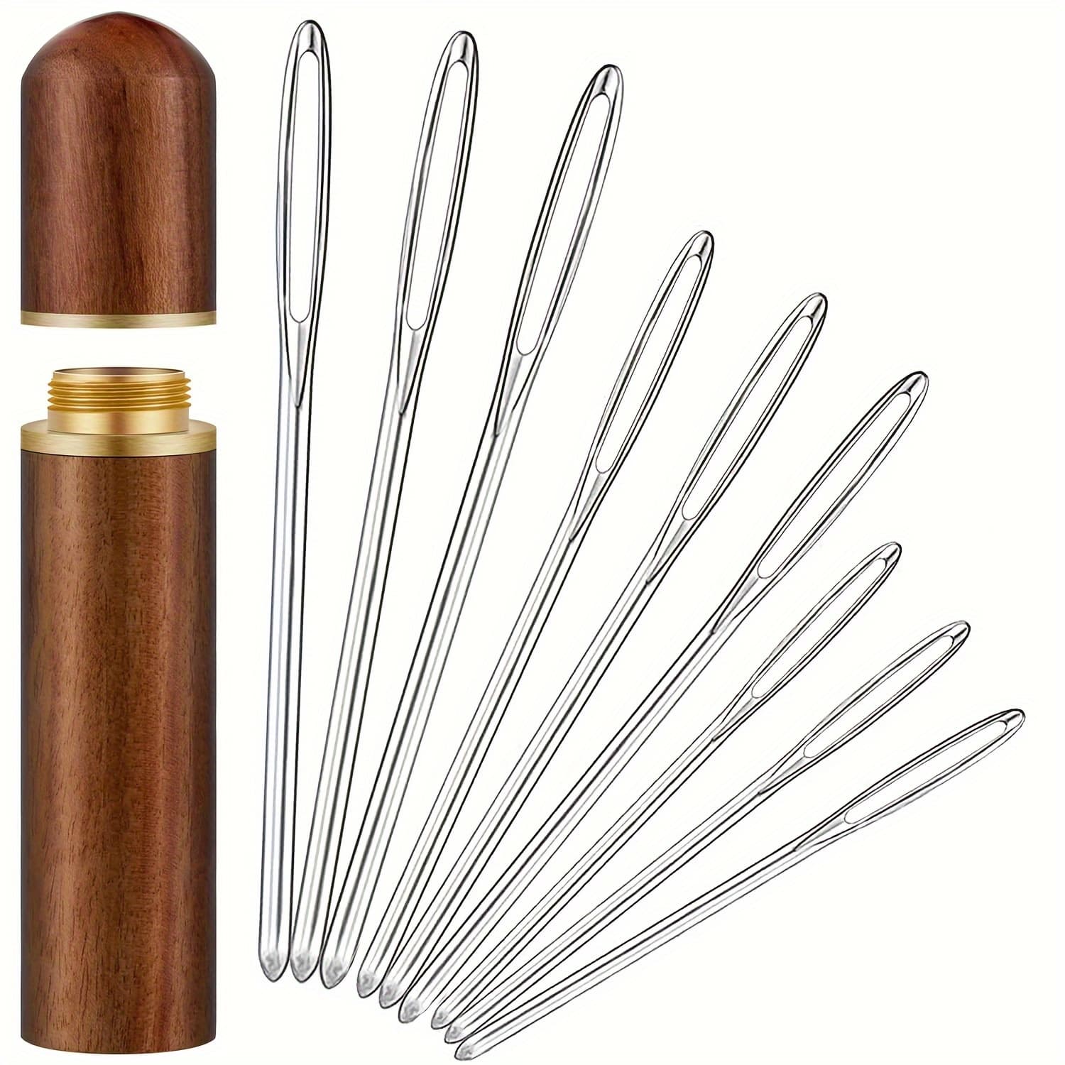 TEMU 9/15pcs Blunt Needle, Weaving Needle, Sewing Needle, Craft Knitting Knitting , Perfect For Finishing Crochet Projects