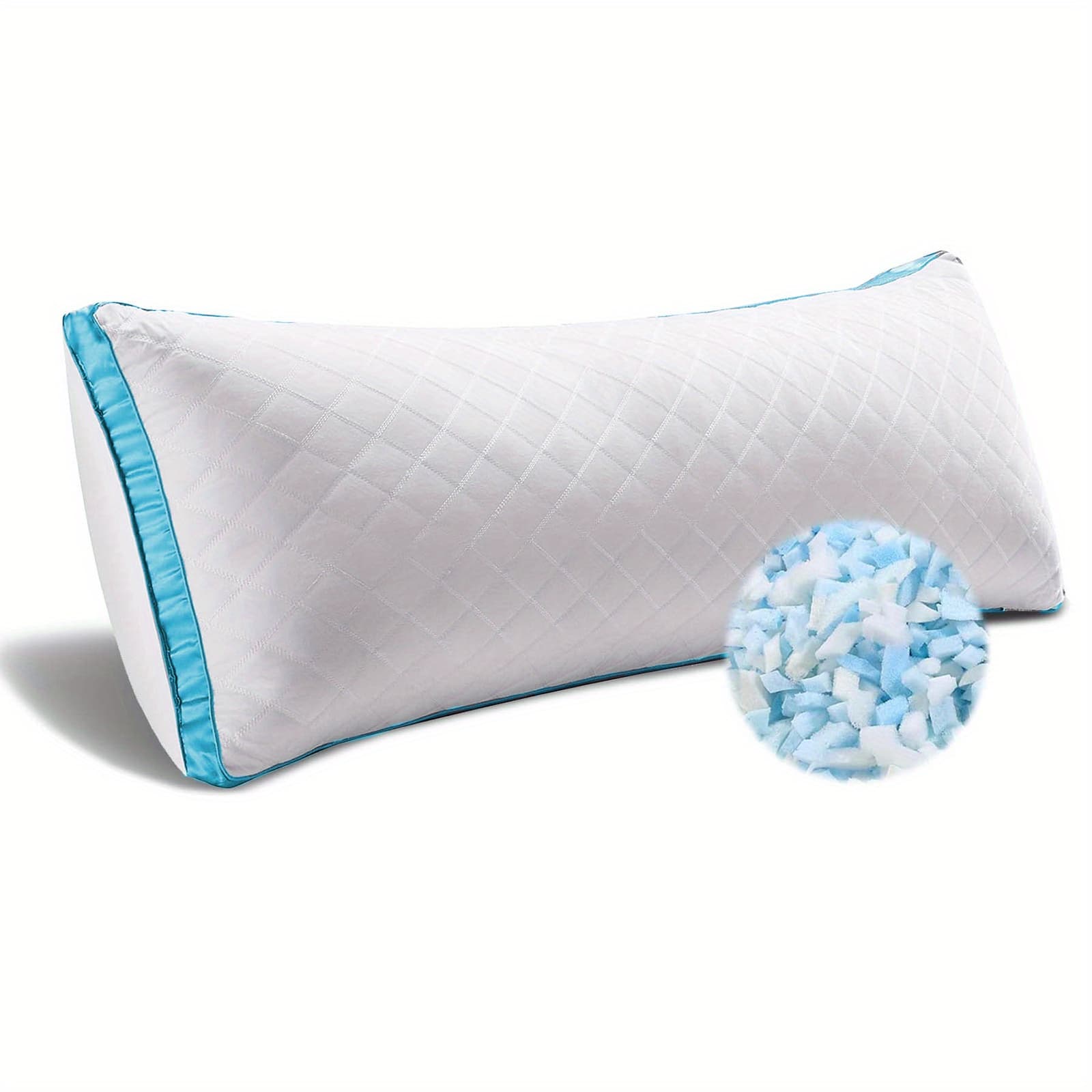 TEMU Body Pillow -fluffy Body Pillows For Adults -large Long Bed Pillows For Sleeping - 20x54 Inch