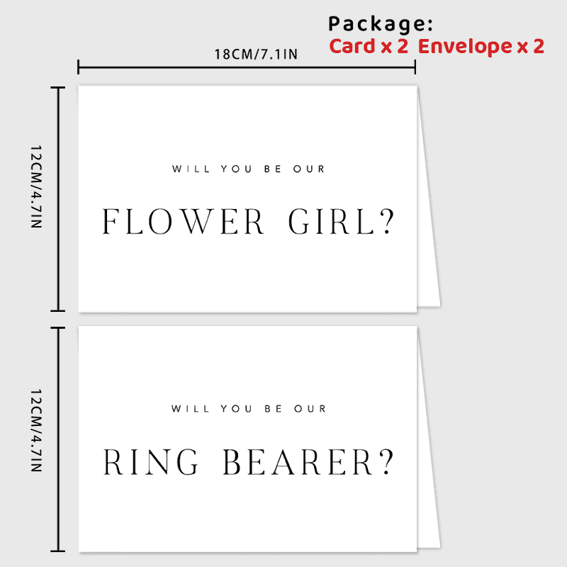 TEMU 2pcs & - & , Includes Envelopes