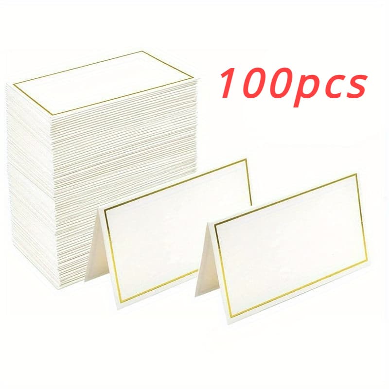 TEMU 100/50pcs & Wedding Table Cards - For Seating Arrangement, No Electricity Needed
