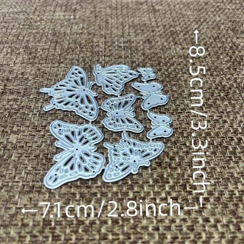 TEMU 1pc Craft Metal Stencil Mold Cutting Die Butterflies Decoration Die Cut Album Paper Card Craft Embossing