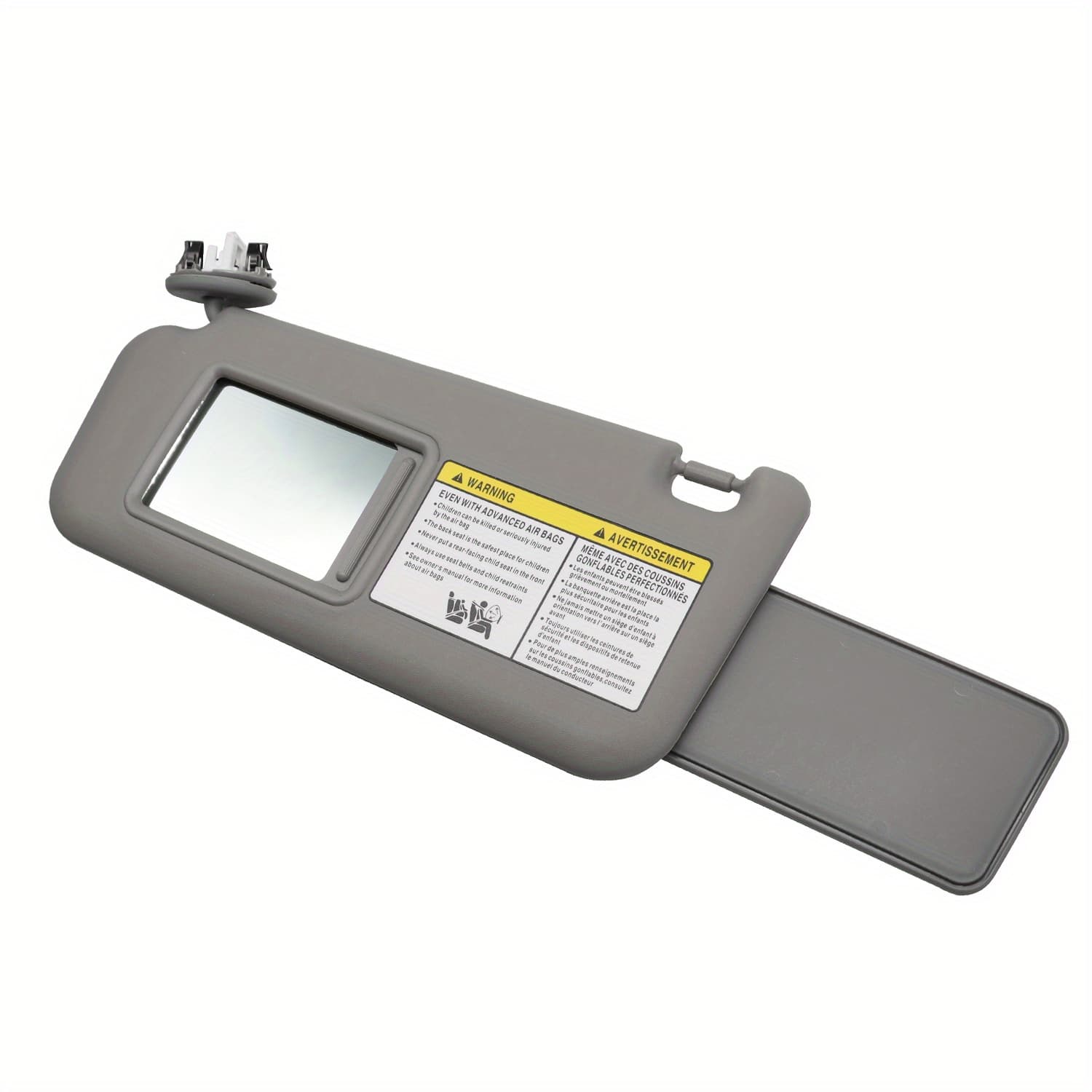 TEMU New 74320-42501-b2 Fit For Rav4 Driver Left Side Gray Sun Visor 2006-2012