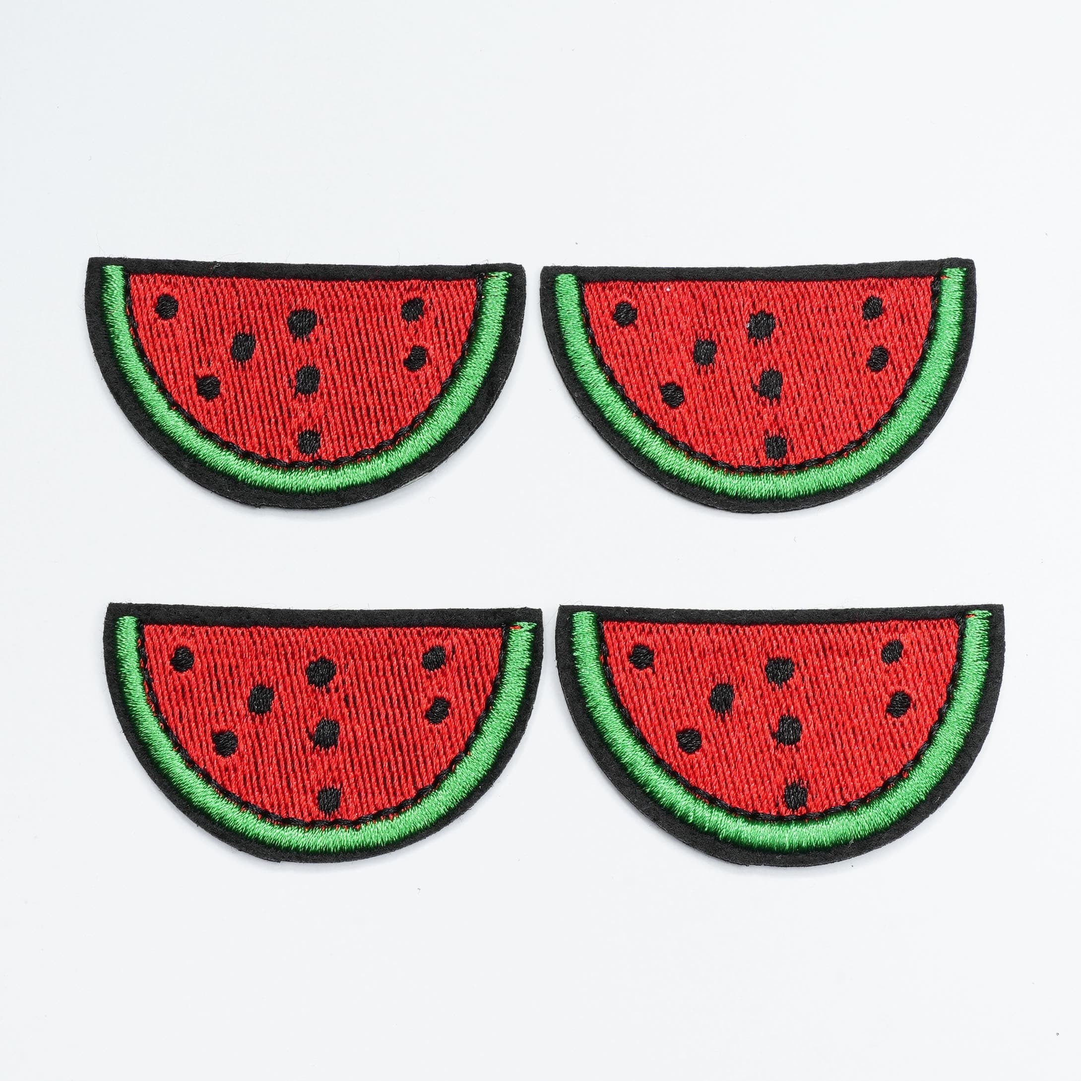 TEMU 4pcs , Suitable For Clothing, Clothing Backpack Hat Additions, Fashion Embroidery Patch, Summer Watermelon Embroidery Patch, Clothing Decoration, Clothing Patch