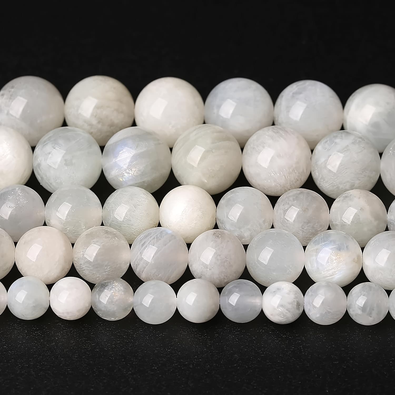 TEMU Natural Beads 8mm - Natural Gemstones For Making, Unique Charm Bracelet And Necklace Craft Materials