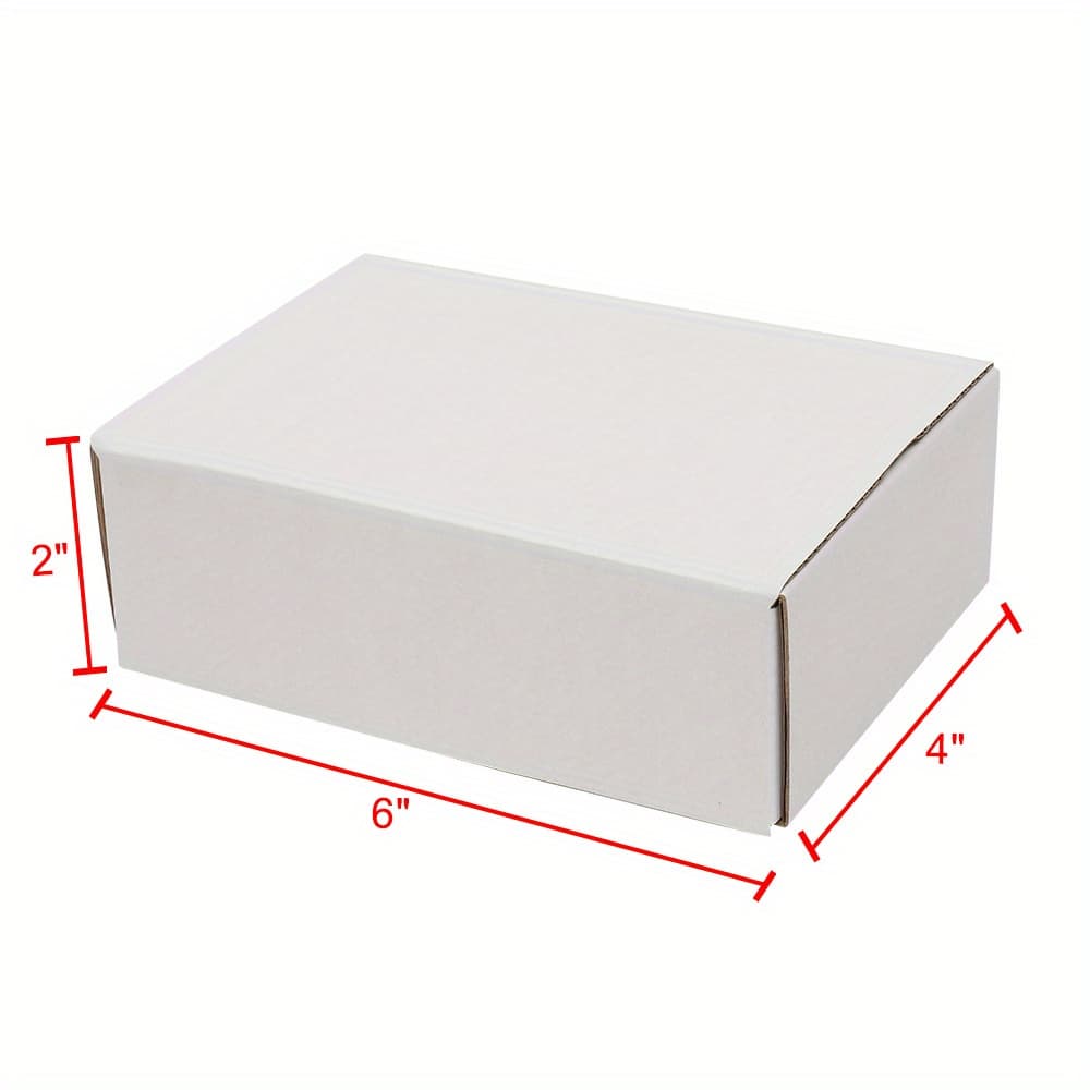 TEMU 25/50/100pcs Cardboard Boxes, Record For Packaging Boxes. Used For Packaging, Storage, Delivery, Relocation Of Houses, With Quantities, Sizes, Thick Cardboard,