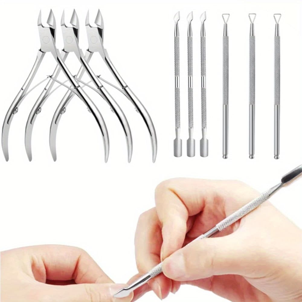 TEMU 9 Pcs Pusher Set Pedicure Tool To And - Materials And -