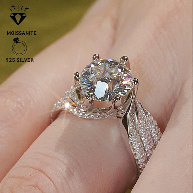 TEMU Ring, 925 Silver Ring | , Exquisite | Perfect Elegant Gift For Halloween, Christmas Or Birthday