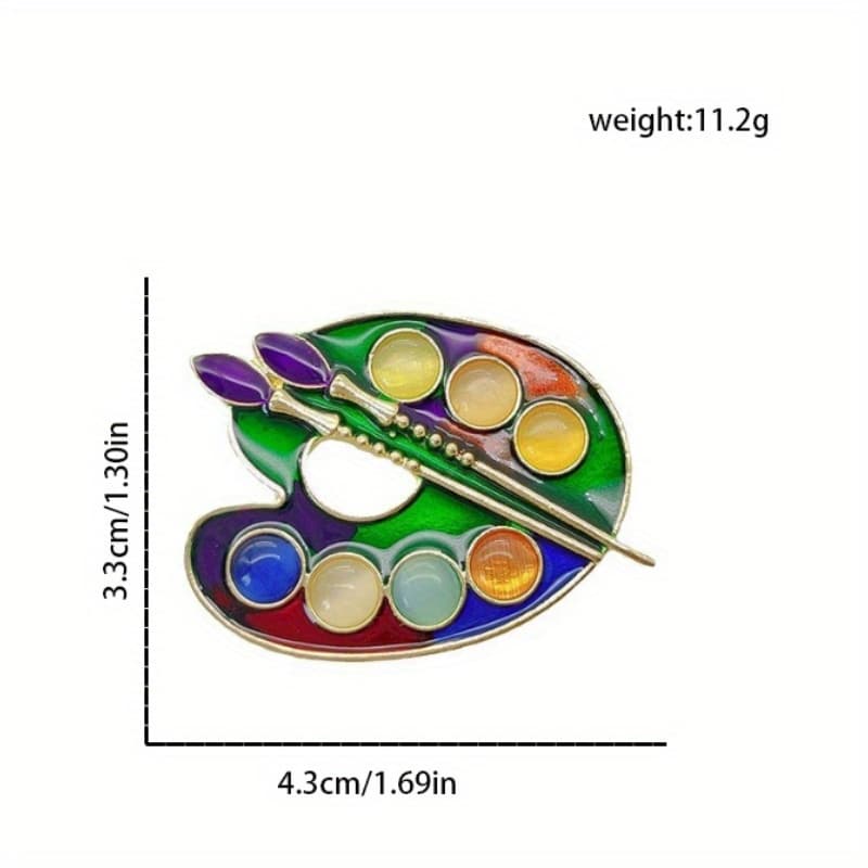 TEMU 1pc Brooch, Drop Oil Pin, Accessories, Brooch