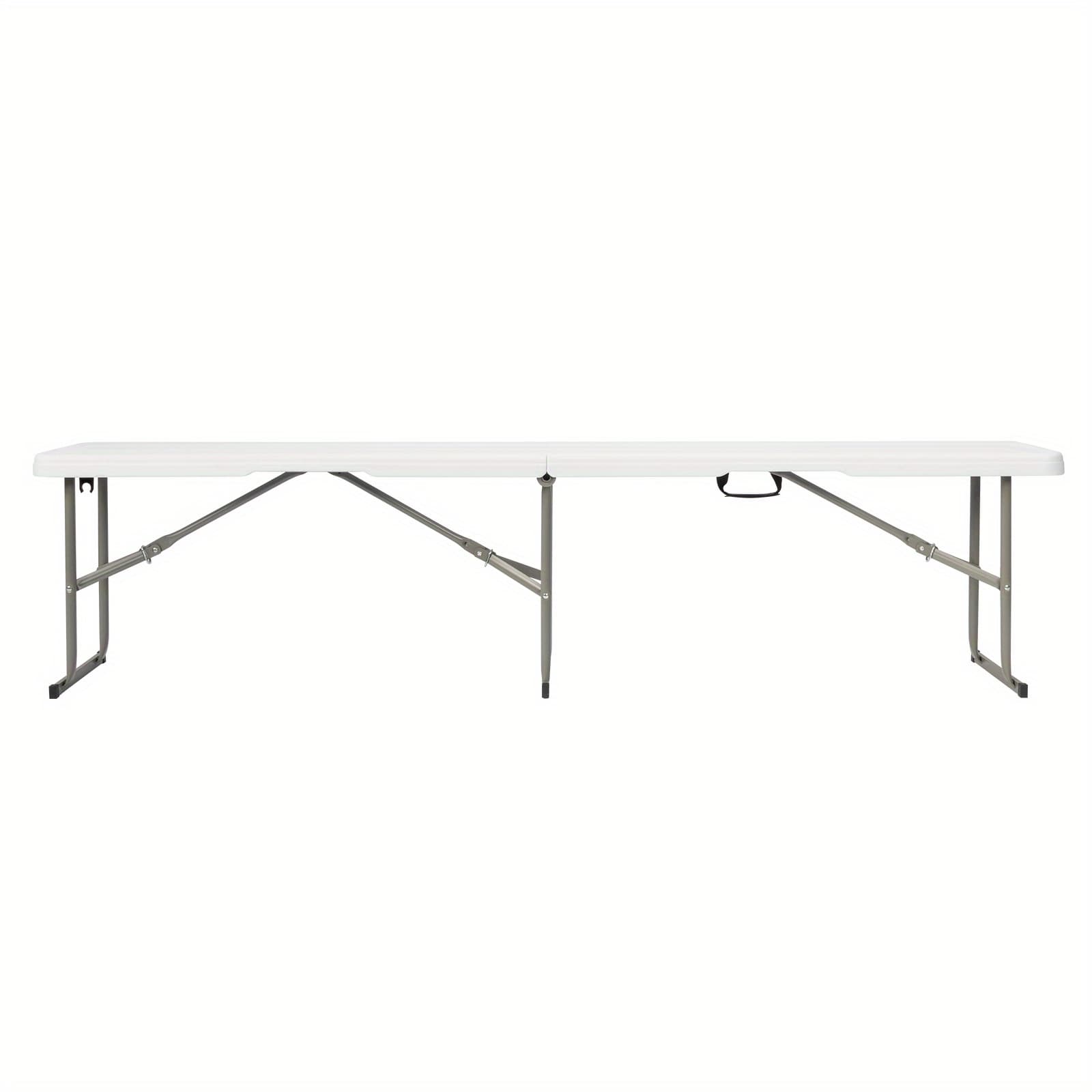 TEMU 6ft Foldable Outdoor Plastic Stool Rectangle