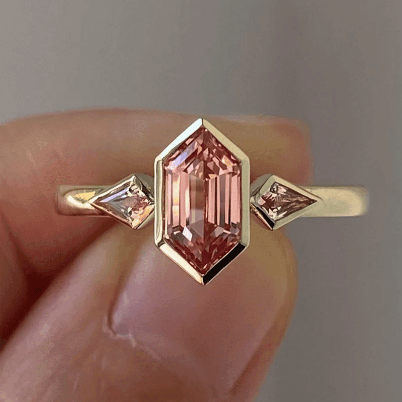 TEMU Stunning S925 Silver Ring Setting Sparkling Moissanite Banquet Engagement And Wedding Rings Anniversary Birthday Valentine's Day Gift Total Product Weight 3.9g