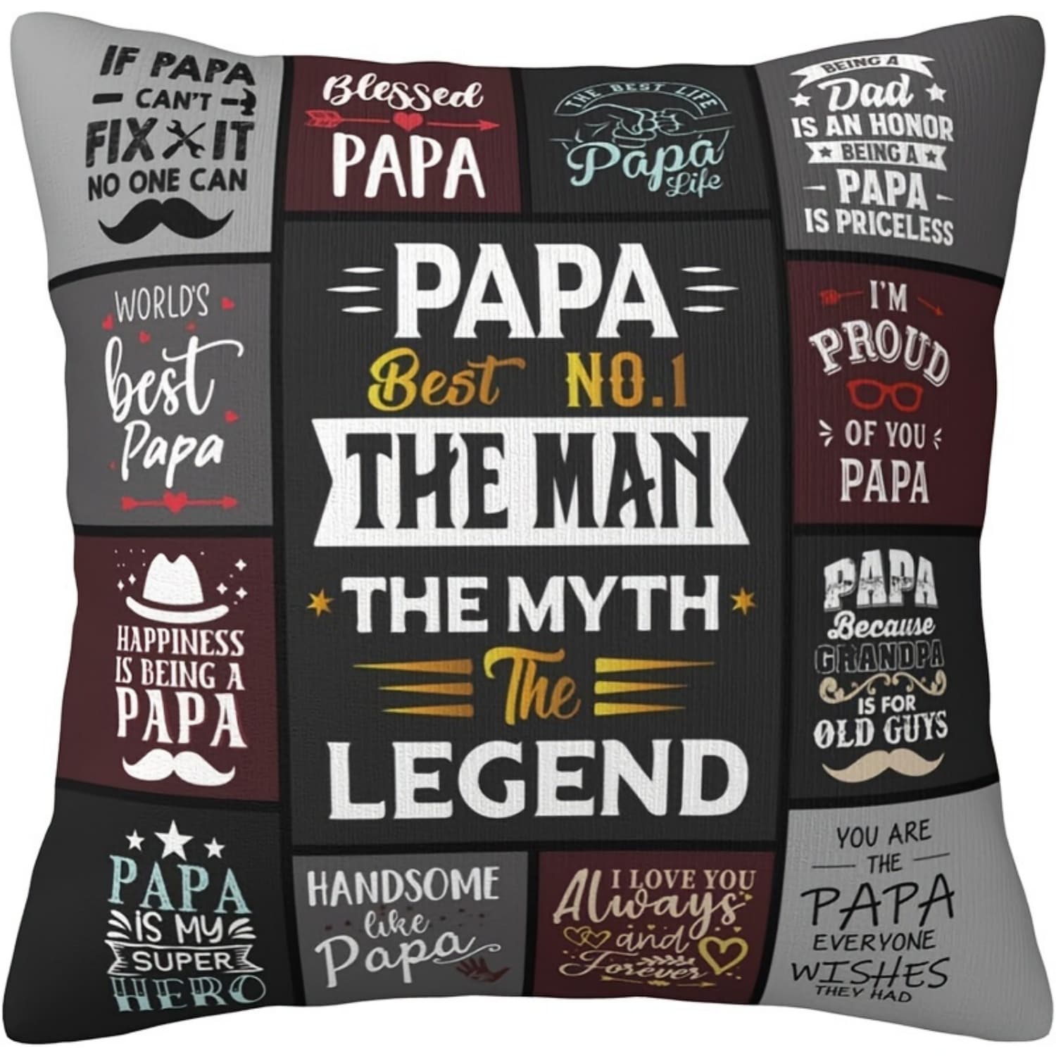 TEMU 1 Unique - 18x18 Inch Linen Throw Pillow Cover For Home Decor, Room Decor, Bedroom Decor, Living Room Decor, Sofa Decor (pillow Core Not Included)