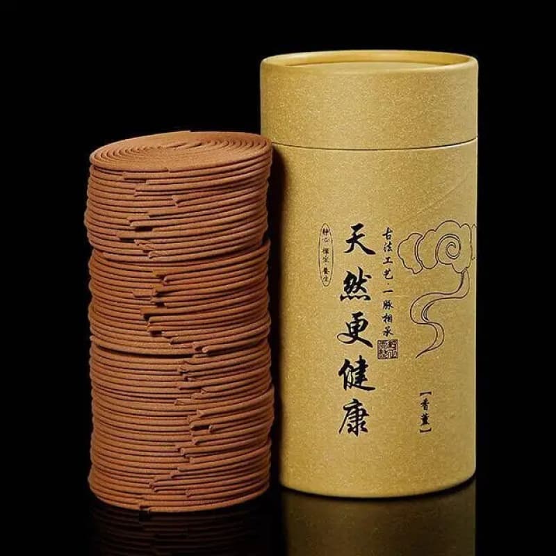 TEMU 1box 120 Single Pcs Incense Coil Sandalwood Bothroom Anti-odour Incense