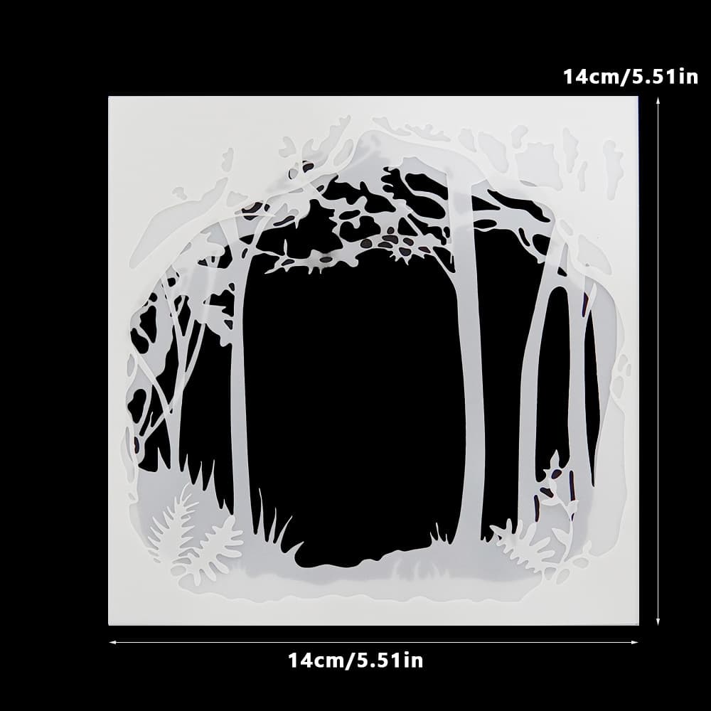 TEMU Artist Design: 3pcs-set Layered Stencils For Diy Scrapbooking, Embossing, Photo Albums, Birthday, , Holidays Such As Day Cards, And Other Crafts. !