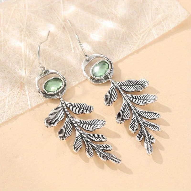 TEMU 1 Pair Of Retro Bohemian Pendant Earrings, Women's Holiday Party Art Jewelry Additions, Perfect Gift For Mom